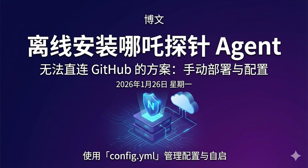 离线环境手动安装哪吒探针 Agent（使用 config.yml 配置文件篇）